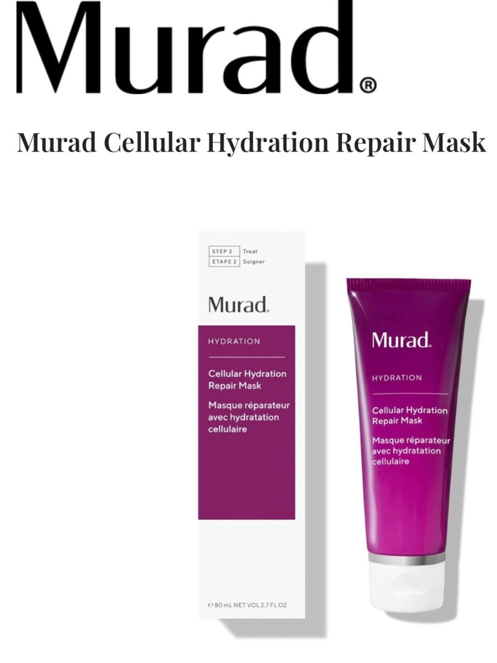 Murad Hydration Cellular Repair Mask - Magenta